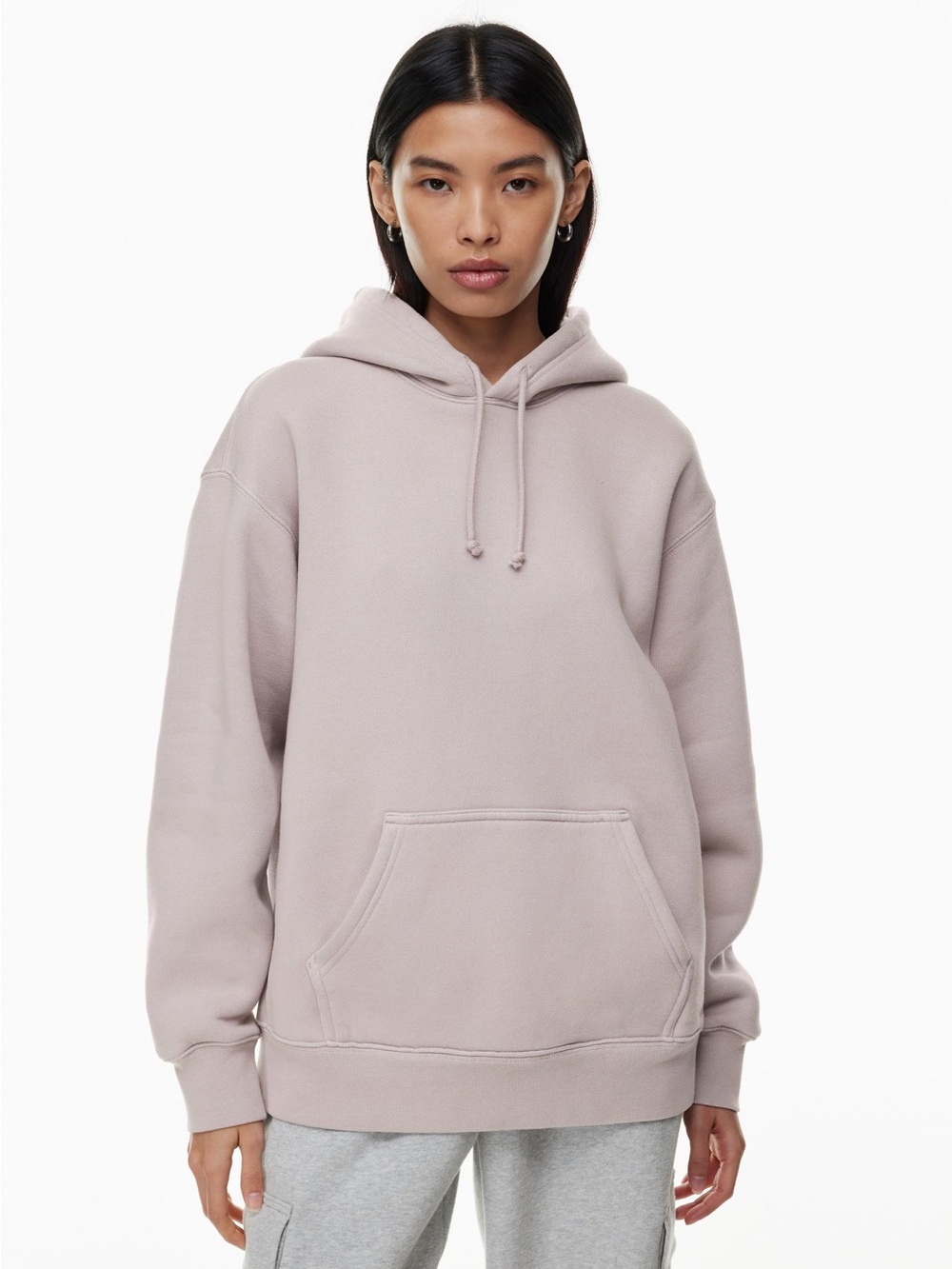 TNA Bubble Fleece Boyfriend Hoodie | Aritzia